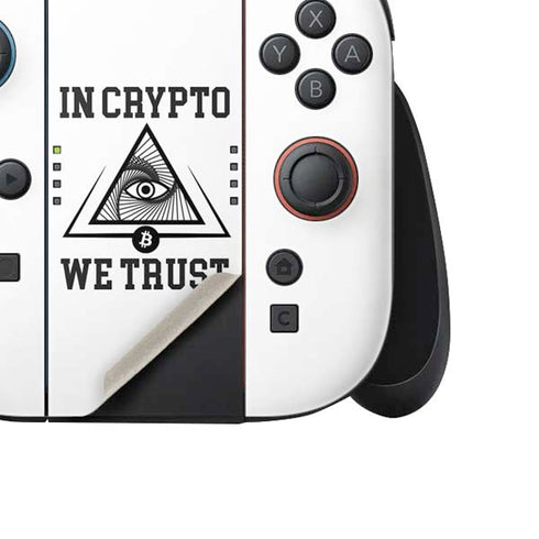 In Crypto We Trust Nintendo Switch 2 (2025) Joy-Con Controller Skin
