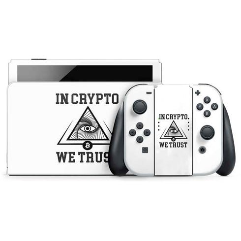 In Crypto We Trust Nintendo Skins