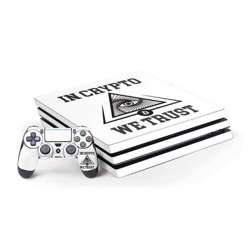 In Crypto We Trust PlayStation PS4 Skins