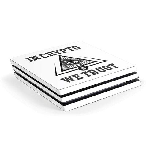 In Crypto We Trust PlayStation PS4 Skins