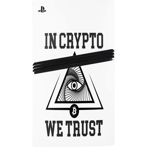 In Crypto We Trust PS5 Pro Console Skin