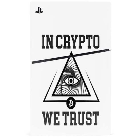 In Crypto We Trust PS5 Slim Digital Edition Console Skin