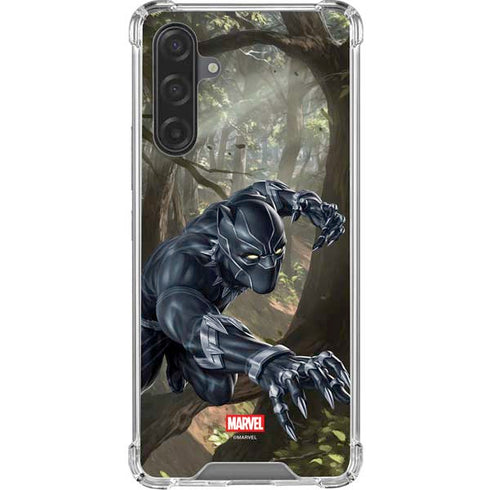 Marvel Black Panther In the Jungle Galaxy A17 Clear Case