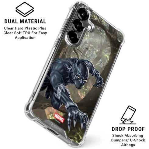 Marvel Black Panther In the Jungle Galaxy S26 Plus Clear Case