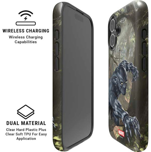 Marvel Black Panther In the Jungle iPhone 16 Magsafe Impact Case