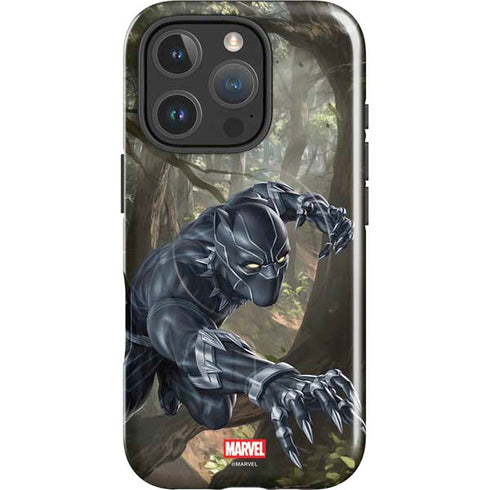 Marvel Black Panther In the Jungle iPhone 16 Pro Magsafe Impact Case