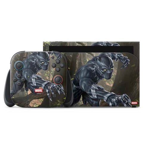 Marvel Black Panther In the Jungle Nintendo Switch 2 (2025) with Joy-Con Skin