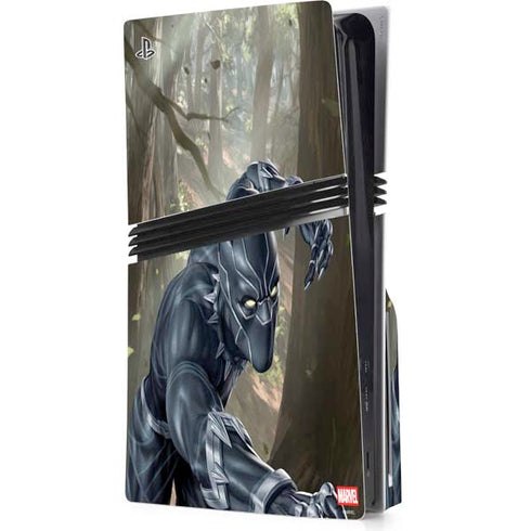 Marvel Black Panther In the Jungle PS5 Pro Disk Console Skin