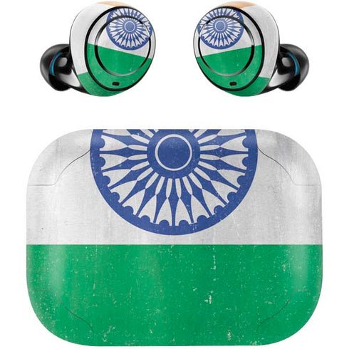 India Flag Distressed Amazon Echo Buds Skin
