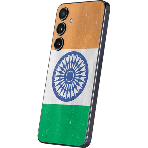 India Flag Distressed Galaxy A16 5G Skin