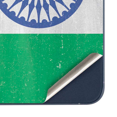 India Flag Distressed Galaxy A35 5G Skin