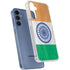 India Flag Distressed Galaxy A55 5G Clear Case