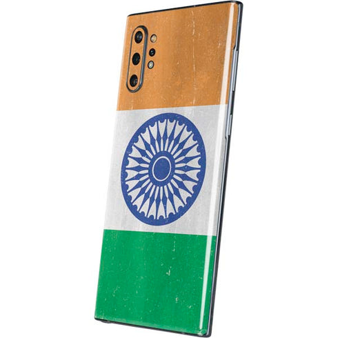 India Flag Distressed Galaxy Note 10 Plus Skin