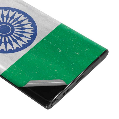 India Flag Distressed Galaxy Note 10 Plus Skin