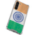 India Flag Distressed Galaxy S24 FE Clear Case