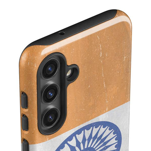 India Flag Distressed Galaxy S25 Impact Case