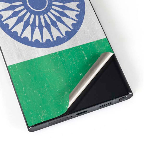 India Flag Distressed Galaxy S24 Ultra Skin