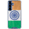 India Flag Distressed Galaxy S25 Clear Case