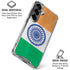 India Flag Distressed Galaxy S26 Clear Case