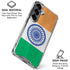 India Flag Distressed Galaxy S26 Plus Clear Case