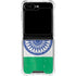 India Flag Distressed Galaxy Z Flip6 Clear Case