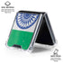 India Flag Distressed Galaxy Z Flip6 Clear Case