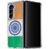 India Flag Distressed Galaxy Z Fold5 5G Clear Case