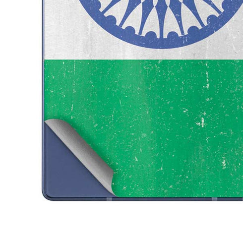 India Flag Distressed Galaxy Z Fold6 Skin