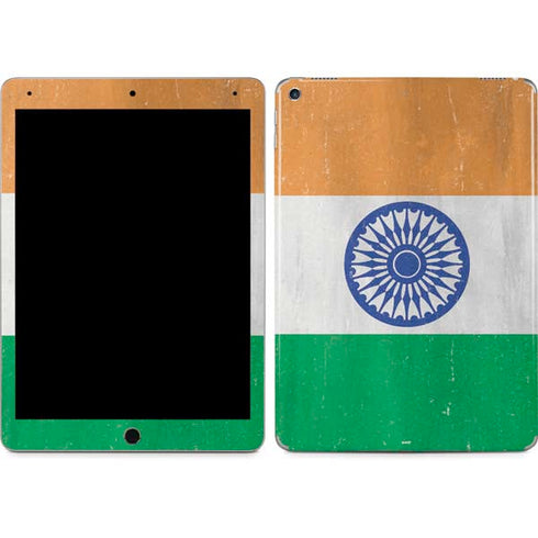 India Flag Distressed iPad Skins