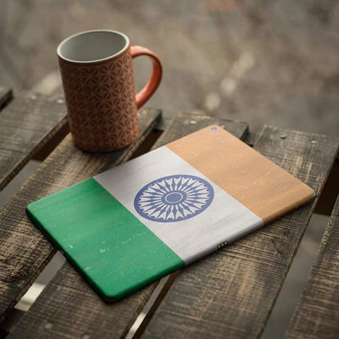 India Flag Distressed iPad Skins