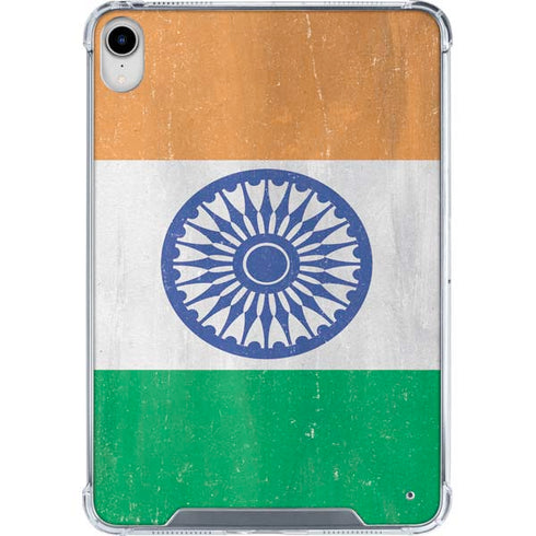 India Flag Distressed iPad 11th Gen (2025) Clear Case