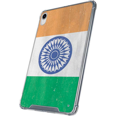 India Flag Distressed iPad 11th Gen (2025) Clear Case