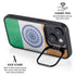 India Flag Distressed iPhone 13 Kickstand Case