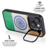 India Flag Distressed iPhone 14 Kickstand Case