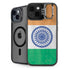 India Flag Distressed iPhone 15 Kickstand Case