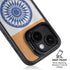 India Flag Distressed iPhone 15 Kickstand Case