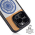 India Flag Distressed iPhone 15 Pro Kickstand Case