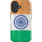 India Flag Distressed iPhone 16 Plus Impact Case