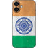 India Flag Distressed iPhone 16 Plus Skin