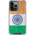 India Flag Distressed iPhone 16 Pro Clear Case