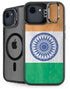 India Flag Distressed iPhone 16e Kickstand Case