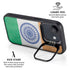 India Flag Distressed iPhone 16e Kickstand Case