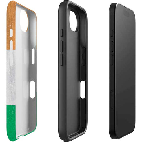 India Flag Distressed iPhone 16e Impact Case