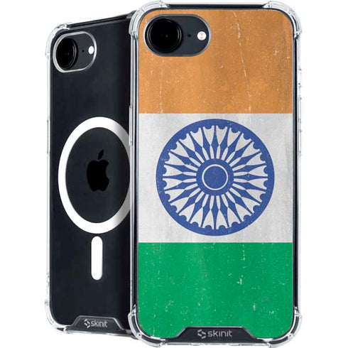India Flag Distressed iPhone 16e MagSafe Case
