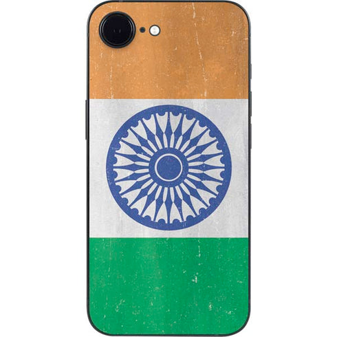 India Flag Distressed iPhone 16e Skin