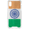 India Flag Distressed iPhone XS Clear Case