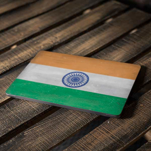 India Flag Distressed Apple MacBook Air Skin