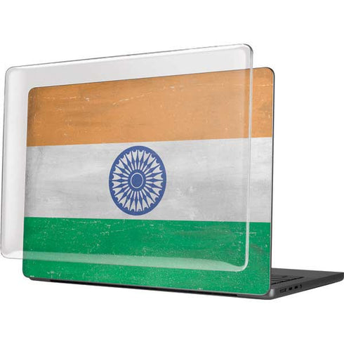 India Flag Distressed MacBook Pro 14in (2021-24) Case plus Skin