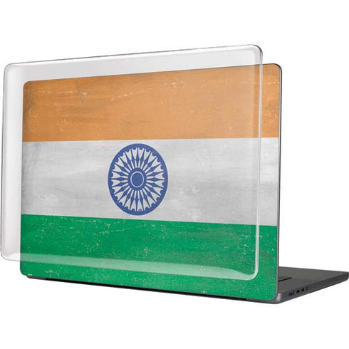 India Flag Distressed MacBook Cases
