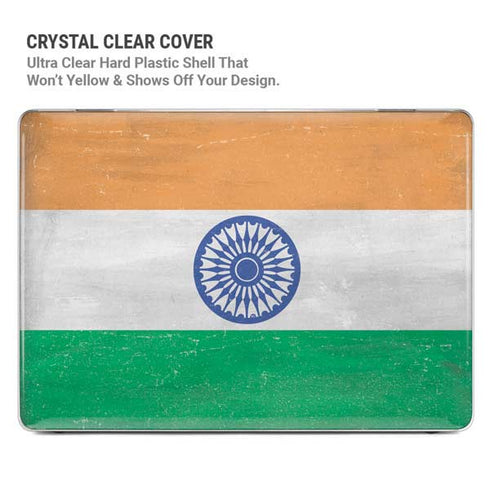 India Flag Distressed MacBook Cases